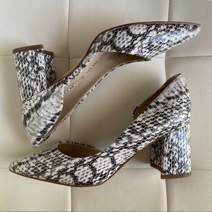 Marc Fisher Cayson Dorsay Snake Block 